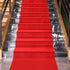 Red Carpet Runner Rug 55gsm Thickness with 1 Piece Carpet Tape for Christmas, Thanksgiving, Wedding Party