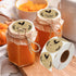 500pcs Farm Chicken Egg Labels, 2 inch Round Natural Brown Kraft Washed Egg Carton Labels for Kitchen, Crafts,