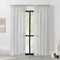 Weathershield Insulated Sheer Rod Pocket Curtain Panel - 50 x 84 in White