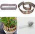Woohome 35 Inch Miniature Fairy Garden Fence, 4 PCS DIY Wood Picket Fence Ornament for Garden