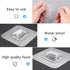 3 Pack Lsnisni Shower Caddy Adhesive Replacement, Waterproof Shower Shelf Adhesive Strips, Strong Adhesive Flat Hooks