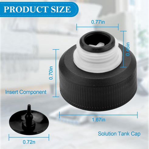 440012803 Solution Tank Cap for Hoover PowerDash Pet, SmartWash, and FloorMate Jet, Replacement Parts