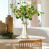 CHIAVE 8 Artificial Plants Simulation Flowers Faux Berries Lifelike Hawthorn Branches for vases- pcs -Light Green