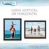 Icona Bay 8x10 Black Picture Frame, Beautifully Detailed Molding, Contemporary Set for Wall Mount or Table Top