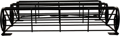 Spectrum Diversified Scroll Spice Wall Mount Rack, Black