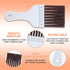 Cenipar 4PCS Air Conditioner Condenser Fin Comb Set, Include FCR6 Fin Comb, Metal Radiator Fin Comb, 2 Pack Brush