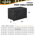 PC3401S PC3401B, 40 inch 40"L 24"W 32"H Outdoor Prep Table Cover with Split Zipper for Royal Gourmet Cart Flattop