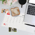14 24 Inch 1.5mm x Clear Table Cover Protector, Clear Desk Mat, Table Protector, Plastic Table Cover, Vinyl Table