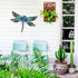 LIFFY Metal Dragonfly Wall Decor, Outdoor Garden Art for Patio, Living Room, 14inch