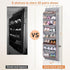 8 Closet 20 KEETDY Over The Door Organizer with Deep Pockets, Hanging Rack for Hanger Fits Pairs, Shoe Holder