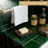 Natural Marble Soap Dish, Rectangle Emperador Dark Jewelry Dish, Dark Brown Style Shower Soap Holder, Modern Stone
