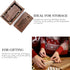 Christmas(3.15"x2"x0.98") JBOS Wooden Gift Box with Sliding Lid Walnut Wood Memory Box for USB Drive, Laser Engraved