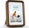 4x6 Picture Frame Natural Walnut Solid Wood Photo Frame from CA-USA with