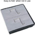Shoe Organizer Over the Door, 12 Pockets Hanging Shoe Rack for Bedroom Closet Storage (Gray-2 Pack)