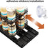 Mystozer 7.08" Wx10.43 Dx8.26 2 2 Pull Out Spice Rack Organizer for Cabinet, Slide Out Spice Racks, Easy to Install, H