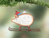 Sunset Vista Designs Holiday Ornament, Pig On Skis, 6x6