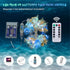 30 10 Nautical theme Sea Life Decorative Fairy String Lights, Whale Shark, Sunfish, Manta Ray Cute Novelty Marine