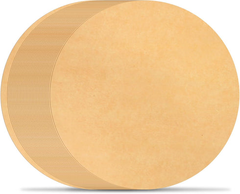 BYKITCHEN 8 Inch Parchment Paper Rounds, Non Stick Pre-cut Sheets for Baking, Set of 100