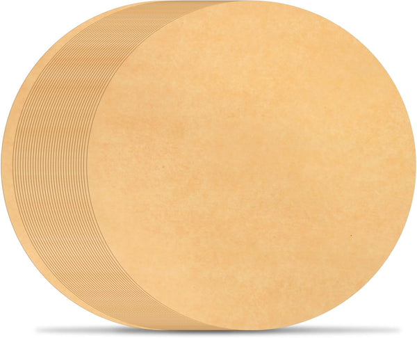 BYKITCHEN 8 Inch Parchment Paper Rounds, Non Stick Pre-cut Sheets for Baking, Set of 100