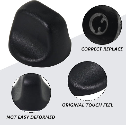 S99360232 Range Hood Knob, S600348 Fan Knob Replacement Parts for Kitchen Appliances, 4PCS