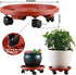 3 Packs 13" Large Plant Caddy with Wheels Rolling Plant Stands Heavy-duty Plastic Plant Roller Base Pot Movers Plant