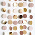 Decor365 Glitter Gold Birthday Decorations - Champagne Gold Party Garland, Circle Streamers, Backdrop for Christmas,