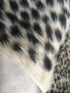 Leopard Print Rug, Faux Fur Cheetah Carpet for Office, Living Room, Bedroom, Non-Slip Home Decor 40x37 Inch