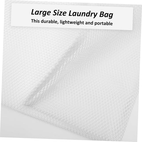 Zerodeko laundry bag socks mesh bag Clothes Bedding Wash Bag bra wash bag mesh wash bag travel toiletries Large Durable Laundry Wash Bag white bed linings polyester washing machine by Zerodeko