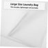 Zerodeko laundry bag socks mesh bag Clothes Bedding Wash Bag bra wash bag mesh wash bag travel toiletries Large Durable Laundry Wash Bag white bed linings polyester washing machine by Zerodeko