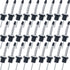 CHENGU 72 Pcs Liquor Spout Stainless Steel Bottle Pourers Tapered Liquor Pourers with
