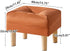 15.75"D 11.42"W12.6"H UHBD040J YMYNY Small Footstool Ottoman, Faux Leather Footrest with Sponge Padded Seat, Step Stool