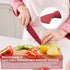 SWIBINJIT Nylon Knife Set for Kids, 2 Piece Set 11” and 9” for Cutting Fruits, Veggies, and Bread