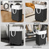 HomeHacks Rolling Large Laundry Hamper, Waterproof Collapsible Basket on Wheels for Bathroom and Bedroom