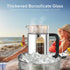 French Press Coffee Maker, 304 Stainless Steel Cold Brew with 4 Filter, Heat Resistant Borosilicate Glass, 34ounce,