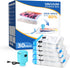 ZPP Vacuum Storage Bags with Electric Pump (30 Pack) - 6 Jumbo, 6 Large, 6 Medium, 6 Small, 6 Roll Up Bags for Travel