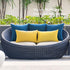 MIULEE Pack of 2 Decorative Outdoor Solid Waterproof Throw Pillow Covers, Faux Linen Cushion Cases for Summer Patio
