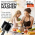 Meat Chopper Utensil for Ground Beef - Brilliant Innovation Quickly Breaks Up Frozen Hamburger, Meat, Chicken, Turkey, Mashed Potatoes. Food Grade Nylon, Dishwasher Safe, Heat Resistant to 440