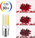 TAIYALOO E17 LED Bulb Dimmable - 5W Microwave Oven Bulb, 40W Halogen Replacement, Natural White 4000K (2 Pack).