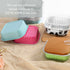 Mini Cake Pans with Lids, 10oz, 40 Pack Aluminum Foil Square Cupcake Liners for Baking, Disposable