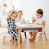 1 Pack 10 Frogprin Wooden Step Stool for Kids, Kids Chairs Perfect Matched Sensory Table, Multi-Purpose Sitting Stool