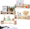 Set of 4 Nursery Book Shelves Floating Bookshelves Nursery Shelves for Wall