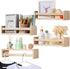 Set of 4 Nursery Book Shelves Floating Bookshelves Nursery Shelves for Wall