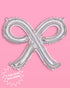 xo, Fetti Party Decorations, Pink Latex + Iridescent Foil Bow Balloons, 20 pk for Bachelorette, Baby Shower Decor