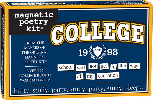 Magnetic Poetry College Kit - Words for Refrigerator, Made in the USA