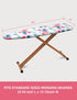 Extra Thick Ironing Board Cover and Pad, 15x54 Reflective Silicone Cover with Elastic Edges and 4 Fasteners