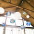 BTSD-home Iridescent Party Decorations, Hanging Honeycomb Ball, Decorative Paper Fan, Snowflake Garlands for Birthday