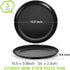 P&P CHEF 13½ Inch Pizza Pan Set, 3 Pack Nonstick Pizza Pans, Round Pizza Tray Bakeware for Oven Baking, Stainless Steel Core & Easy to Clean, Non Toxic & Sturdy, Black by P&P CHEF