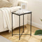 Garden 4 you Small Side Table, Glass End Table, Outdoor Side Table