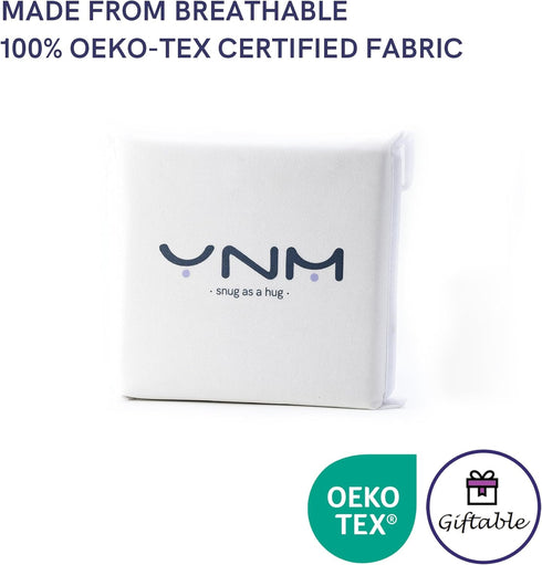 YnM Exclusive Cotton Duvet Cover for Weighted Blankets - Dark Grey, 41"x60"