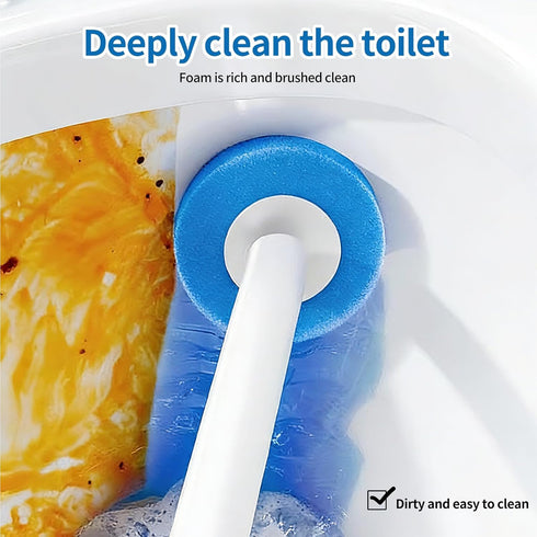 32 32pcs SOPAMI Disposable Toilet Cleaning System - Toilet Wand Kit with High-Performance Refills, Wall Mounted Toilet